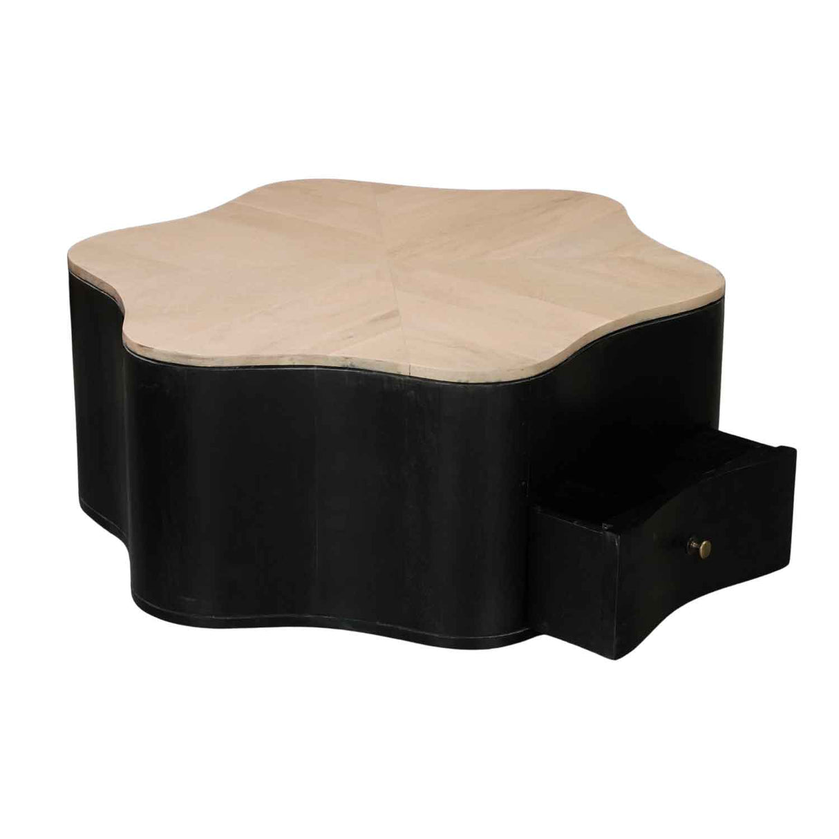 Solid Wood Coffee Table 88cm Wide With 1 Drawer - Austin