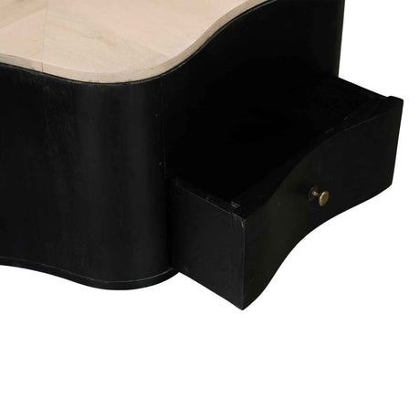 Solid Wood Coffee Table 88cm Wide With 1 Drawer - Austin