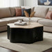 Solid Wood Coffee Table 88cm Wide With 1 Drawer - Austin