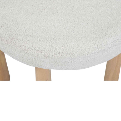 Solid Wood Dining Chairs 45cm Wide With Fabric Seat in Set Of 2 - Austin
