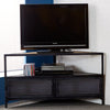 Solid Wood TV Stand Corner With Metal Frame - Ascot