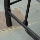 Steel 2 in 1 Garden 3 Seater Swing Seat Chair With Adjustable Canopy - Velmora