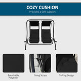 Steel 2 Seater Garden Swing Chair With Protective Canopy - Velmora