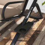 Steel 2 Seater Garden Swing Chair With Protective Canopy - Velmora