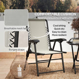 Steel 3 Pieces Garden Bistro Set With Coffee Table - Velmora