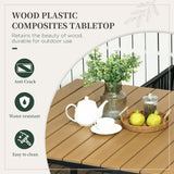 Steel 4 Seater Garden Dining Set With Rattan Cube Armchairs And Slatted Table - Velmora
