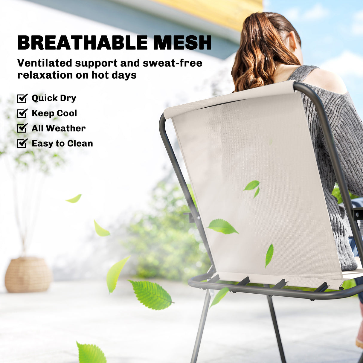 Steel 8 Piece Garden Dining Set With Parasol And 6 Folding Chairs - Velmora