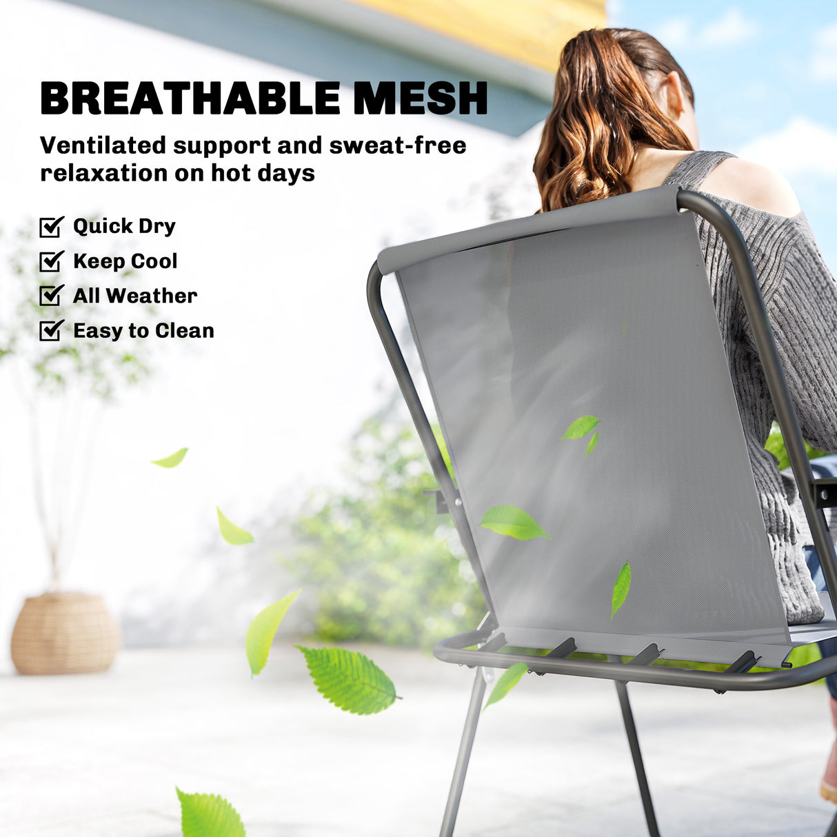 Steel 8 Piece Garden Dining Set With Parasol And 6 Folding Chairs - Velmora