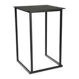 Steel Bar Table for 2 People 45cm Wide Rectangular - Kubo