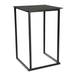 Steel Bar Table for 2 People 45cm Wide Rectangular - Kubo