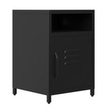 Steel Bedside Cabinet With 1 Door - Dillon