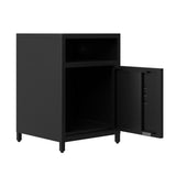 Steel Bedside Cabinet With 1 Door - Dillon