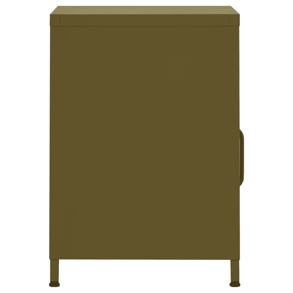 Steel Bedside Cabinet With 1 Door - Vantage Home