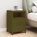 Steel Bedside Cabinet With 1 Door - Vantage Home