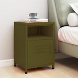 Steel Bedside Cabinet With 1 Door - Vantage Home