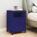 Steel Bedside Cabinet With 1 Door - Vantage Home