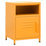 Steel Bedside Cabinet With 1 Door - Vantage Home