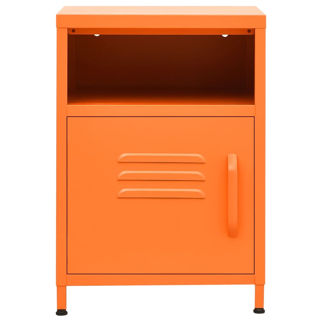 Steel Bedside Cabinet With 1 Door - Vantage Home