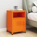 Steel Bedside Cabinet With 1 Door - Vantage Home