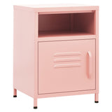 Steel Bedside Cabinet With 1 Door - Vantage Home