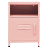 Steel Bedside Cabinet With 1 Door - Vantage Home
