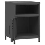 Steel Bedside Cabinet With 1 Door - Vantage Home