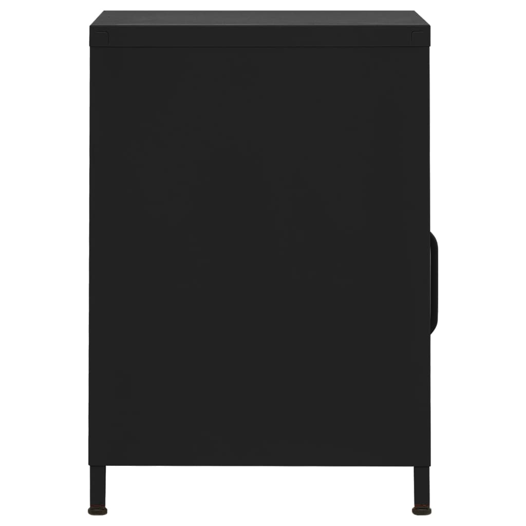 Steel Bedside Cabinet With 1 Door - Vantage Home