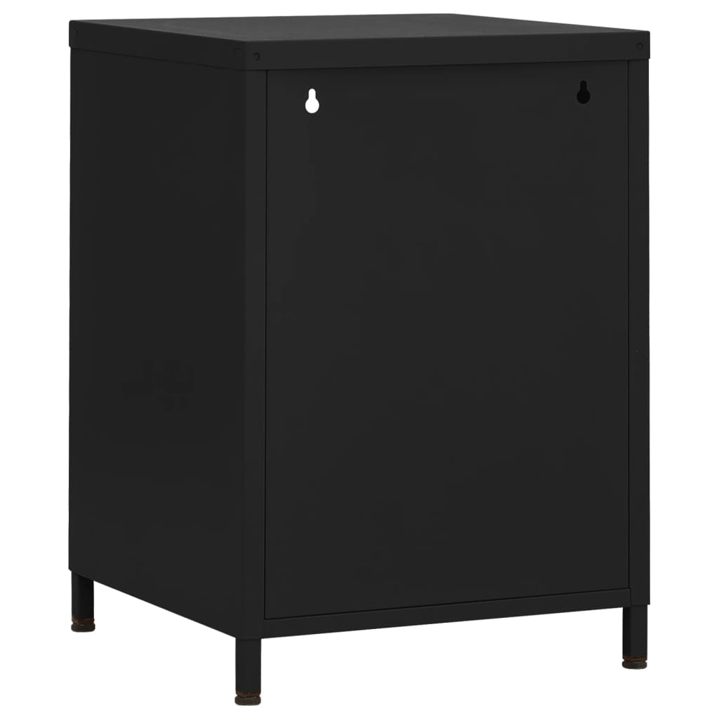 Steel Bedside Cabinet With 1 Door - Vantage Home