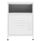 Steel Bedside Cabinet With 1 Door - Vantage Home