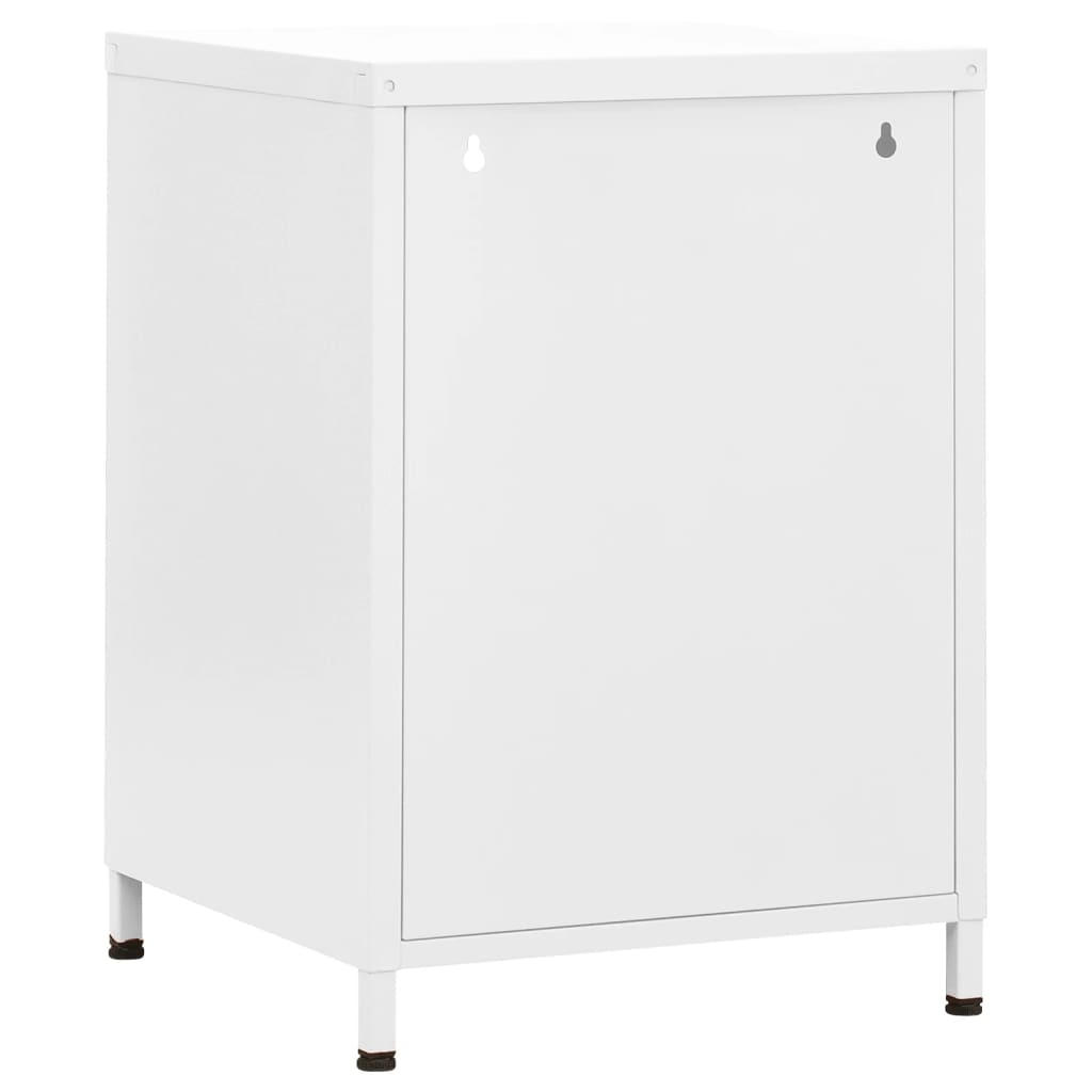 Steel Bedside Cabinet With 1 Door - Vantage Home