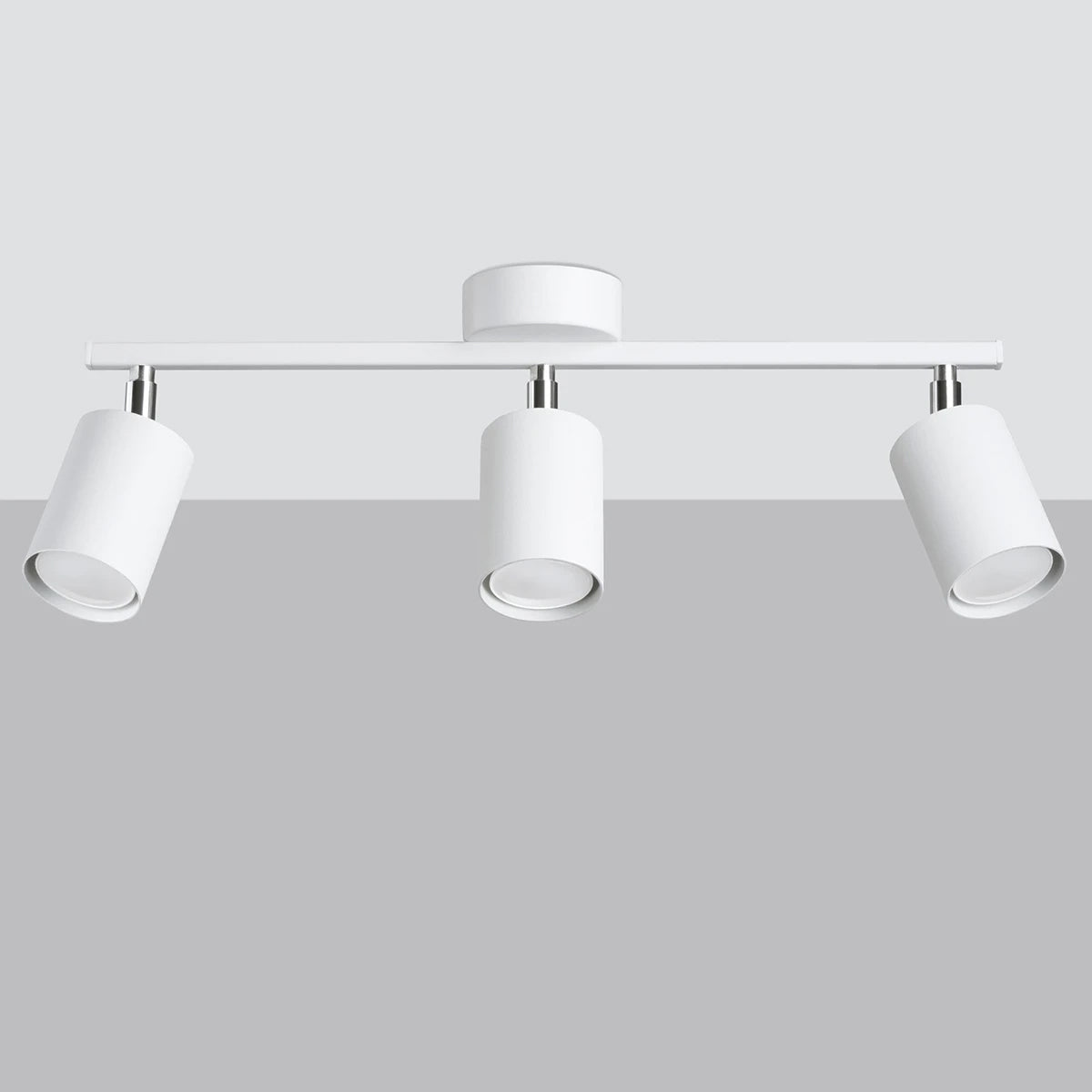 Steel Ceiling Light With 3 Lemmi Lamps - Bittersweet Shimmer