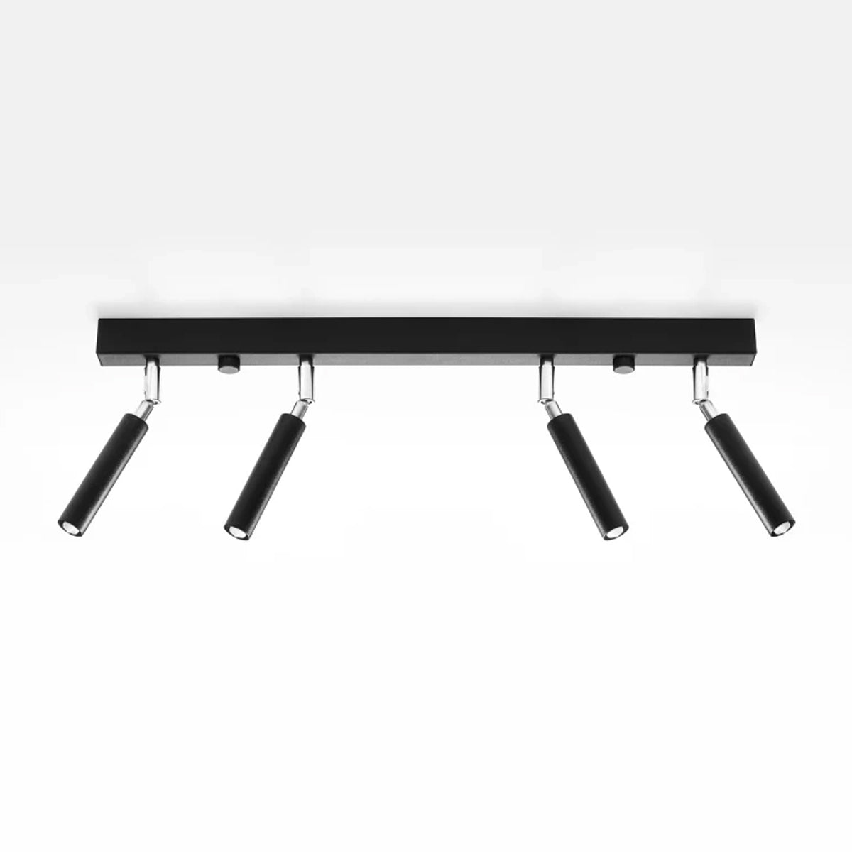 Steel Ceiling Light With 4 Eyetech Lamps - Bittersweet Shimmer