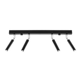 Steel Ceiling Light With 4 Eyetech Lamps - Bittersweet Shimmer