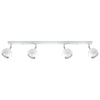 Steel Ceiling Light With 4 Oculare Lamps - Bittersweet Shimmer