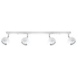Steel Ceiling Light With 4 Oculare Lamps - Bittersweet Shimmer