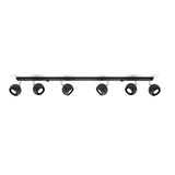 Steel Ceiling Light With 4 Oculare Lamps - Bittersweet Shimmer