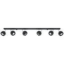Steel Ceiling Light With 4 Oculare Lamps - Bittersweet Shimmer