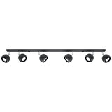 Steel Ceiling Light With 4 Oculare Lamps - Bittersweet Shimmer