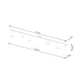 Steel Ceiling Light With 6 Lemmi Lamps - Bittersweet Shimmer