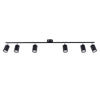 Steel Ceiling Light With 6 Lemmi Lamps - Bittersweet Shimmer