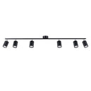 Steel Ceiling Light With 6 Lemmi Lamps - Bittersweet Shimmer