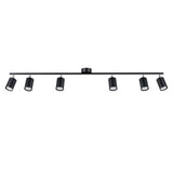 Steel Ceiling Light With 6 Lemmi Lamps - Bittersweet Shimmer