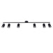 Steel Ceiling Light With 6 Lemmi Lamps - Bittersweet Shimmer