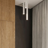 Steel Ceiling Light With Lagos 10 Lamp - Ocean Green