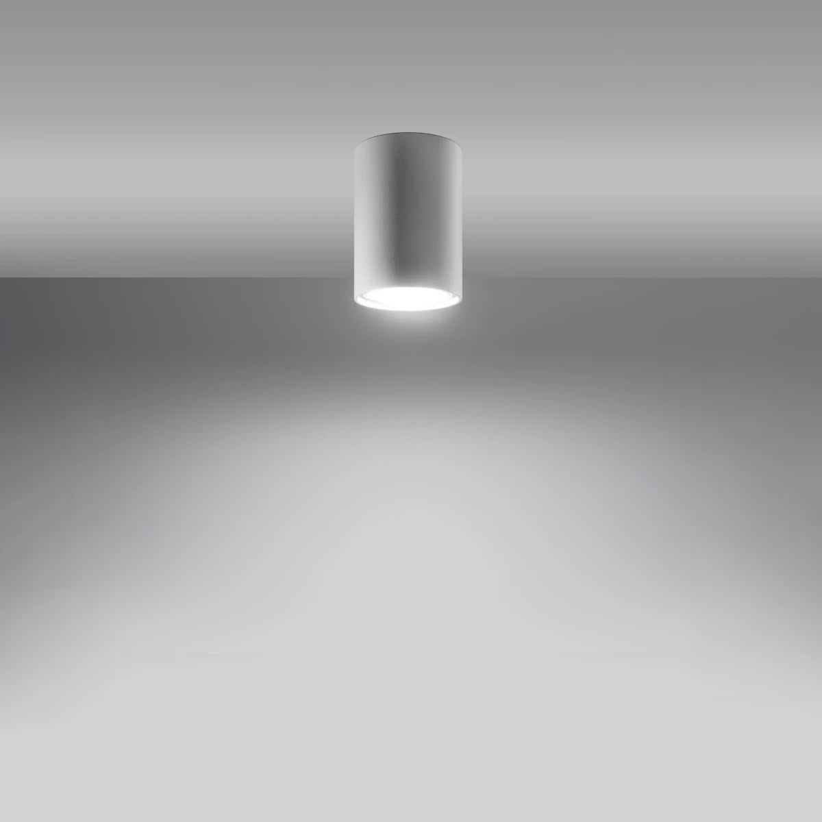 Steel Ceiling Light With Lagos 10 Lamp - Ocean Green