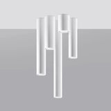 Steel Ceiling Light With Lagos 10 Lamp - Ocean Green