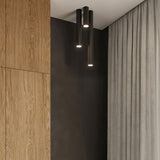Steel Ceiling Light With Lagos 10 Lamp - Ocean Green