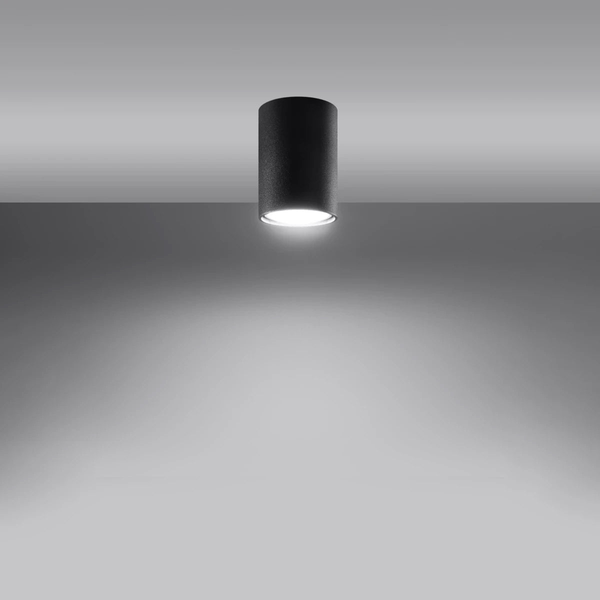 Steel Ceiling Light With Lagos 10 Lamp - Ocean Green