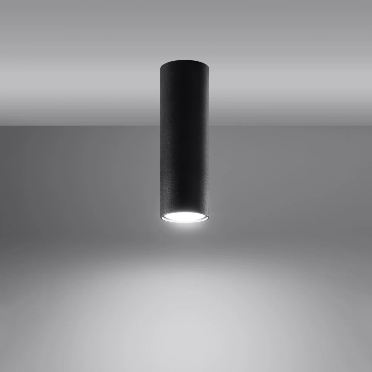 Steel Ceiling Light With Lagos 20 Lamp - Ocean Green