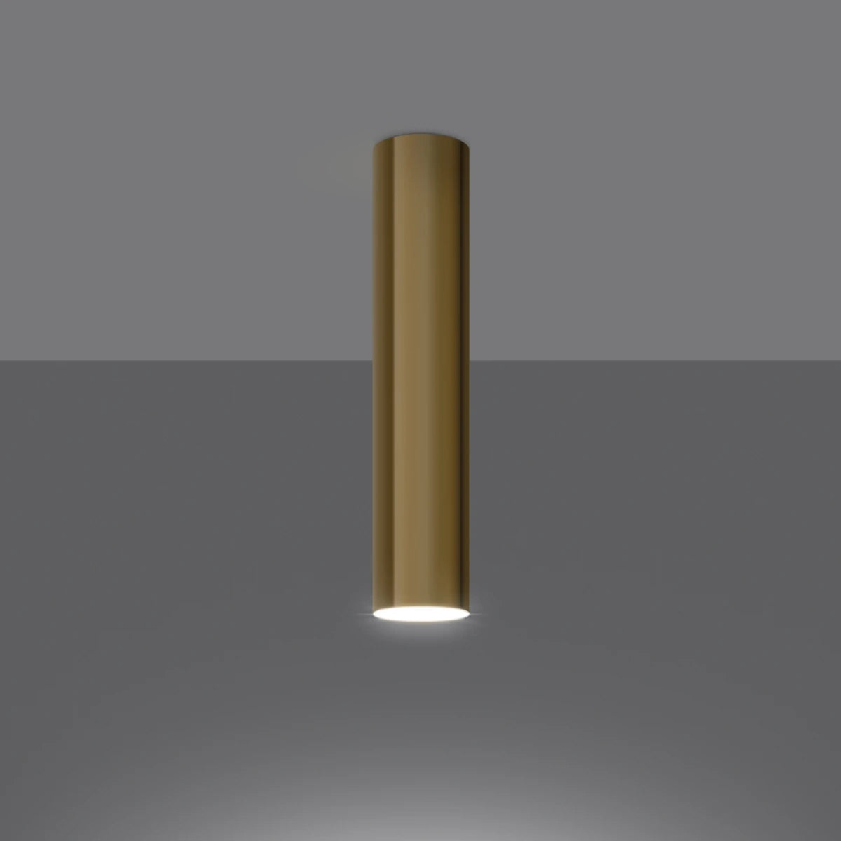 Steel Ceiling Light With Lagos 30 Lamp - Ocean Green